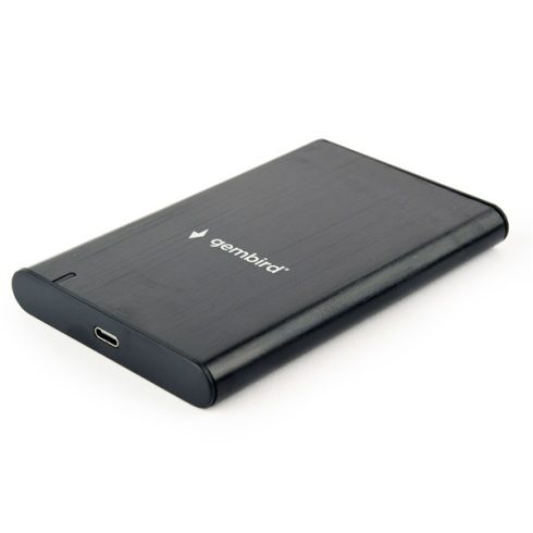 Gembird EE2-U3S-6 EE2-U3S-6 2.5" SATA3 USB-C aluminium fekete külső ház