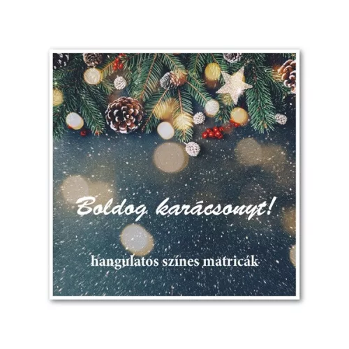 PD Božićni set naljepnica