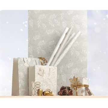   Clairefontaine Excellia Naturel 70x200 cm 80g karácsonyi prémium tekercses díszcsomagoló