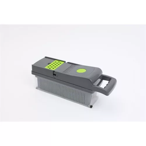 Iris KT-014-GR feliator și tocator multifuncțional verde cu 14 piese