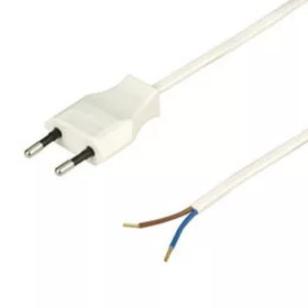   Anco 321393 H03VV-H2-F 2x0,75 mm2 1,9 m biely kábel s euro zástrčkou