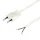 Anco 321393 H03VV-H2-F 2x0,75 mm2 1,9 m biely kábel s euro zástrčkou