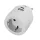 Commel 240801 A+C 3.4A 17W fehér földelt csatlakozó aljzat USB töltővel