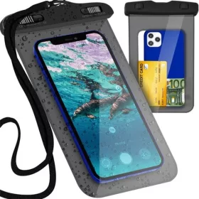 Malatec wasserdichte schwarze Handyhülle