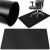 Ruhhy 100x140cm schwarze Bodenschutzmatte für Stühle