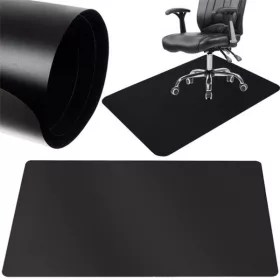 Ruhhy 100x140cm schwarze Bodenschutzmatte für Stühle