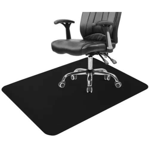 Ruhhy 100x140cm schwarze Bodenschutzmatte für Stühle