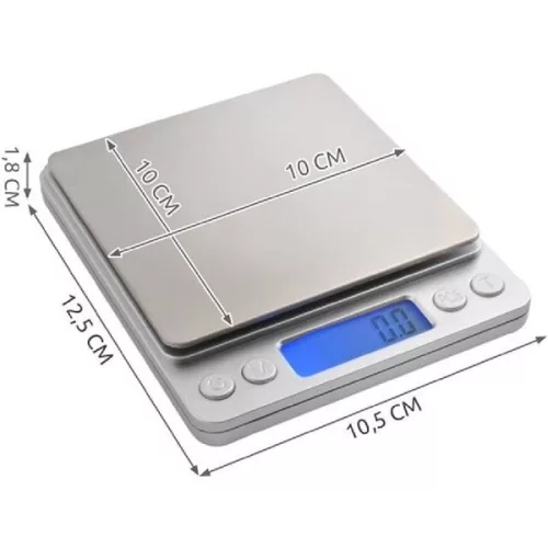 Digitálna šperkovnica a kuchynská váha Ruhhy do 2 kg