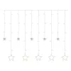 Emos DCGW12 185x105 cm beltéri meleg fehér csillagok LED karácsonyi fényfüggöny