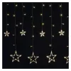 Emos DCGW12 185x105 cm beltéri meleg fehér csillagok LED karácsonyi fényfüggöny