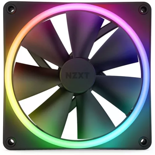 Chladiaci ventilátor NZXT 140 mm Aer RGB 3 s dvojitým čiernym podsvietením