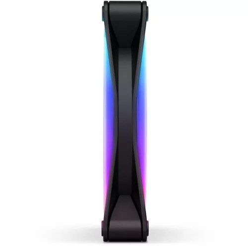 Chladiaci ventilátor NZXT 140 mm Aer RGB 3 s dvojitým čiernym podsvietením