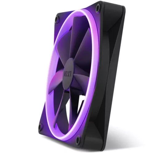Chladiaci ventilátor NZXT 140 mm Aer RGB 3 s dvojitým čiernym podsvietením