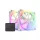 Chladiaci ventilátor NZXT 140 mm Aer RGB 3 s dvojitým bielym povrchom