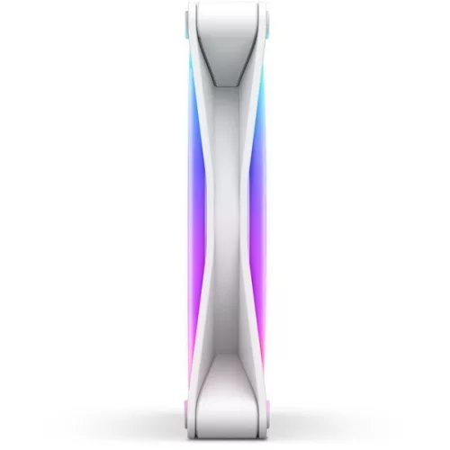 Chladiaci ventilátor NZXT 140 mm Aer RGB 3 s dvojitým bielym povrchom