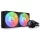 NZXT Kraken 280 280mm 2x140mm AIO RGB Schwarzer Wasserkühlungs-CPU-Kühler