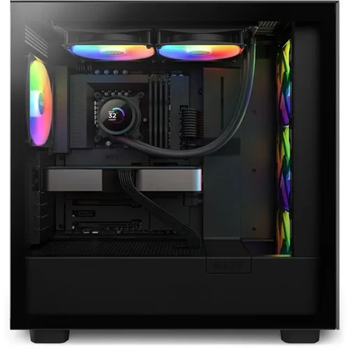 NZXT Kraken 280 280mm 2x140mm AIO RGB Schwarzer Wasserkühlungs-CPU-Kühler