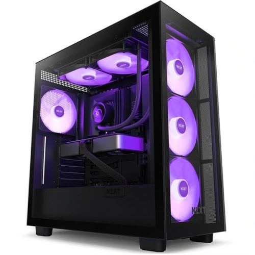 NZXT Kraken 280 280mm 2x140mm AIO RGB fekete vízhűtéses processzor hűtő