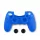 Spartan Gear 2808145 PS4 kontroller szilikon skin kék + hüvelykujj csúszásgátló