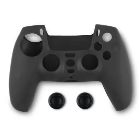   Spartan Gear 2808147 PS5 kontroller szilikon skin fekete + hüvelykujj csúszásgátló