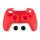 Spartan Gear 2808149 PS5 kontroller szilikon skin piros + hüvelykujj csúszásgátló