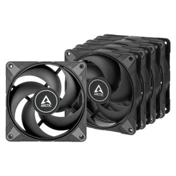 Arctic P12 Max 120mm 5db fekete ventilátor