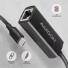 Axagon ADE-ARC Type-C USB 3.2 - Gigabitový ethernetový adaptér
