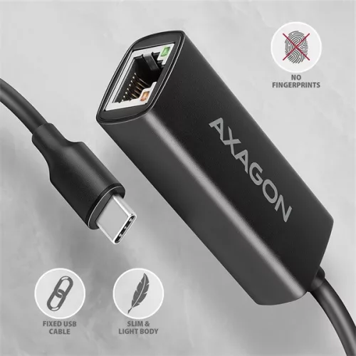 Axagon ADE-ARC Type-C USB 3.2 - Gigabitový ethernetový adaptér