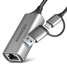   Axagon ADE-TXCA USB 3.2 typu A + typu C - Gigabitový ethernetový adaptér
