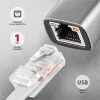 Axagon ADE-TXCA USB 3.2 typu A + typu C - Gigabitový ethernetový adaptér