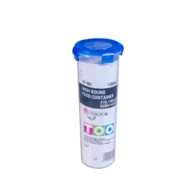   TOO KT-083 Cutie rotundă pentru depozitarea alimentelor, 1200 ml, înălțime 28 cm