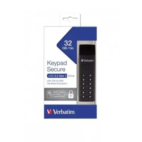 Verbatim 49427 Keypad Secure Store'n'Go 32GB USB-A 3.0 Flash-Laufwerk