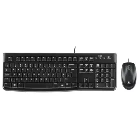 Logitech MK120 HUN schwarze USB-Tastatur + Maus