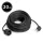 Predlžovací kábel Delight 30 m 3x1,5 mm2 čierny