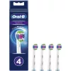 Sada 4 ks plášťov pre elektrické elektrické čistenie Oral-B EB18-4 3D White