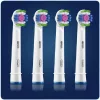 Sada 4 ks plášťov pre elektrické elektrické čistenie Oral-B EB18-4 3D White