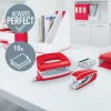 Leitz WOW 10-Blatt-Mini-Hefter- und Locher-Set (rot)