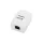 Lanberg OU5-0001-W Cat.5e UTP 1xRJ45 einzelne ungeschirmte Wandsteckdose