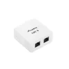 Lanberg OU6-0002-W Cat.6 UTP 2xRJ45 Doppel-Wandsteckdose (ungeschirmt)