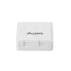 Lanberg OK1-0002-W 2-Port Wand-Leerdose ohne Modul