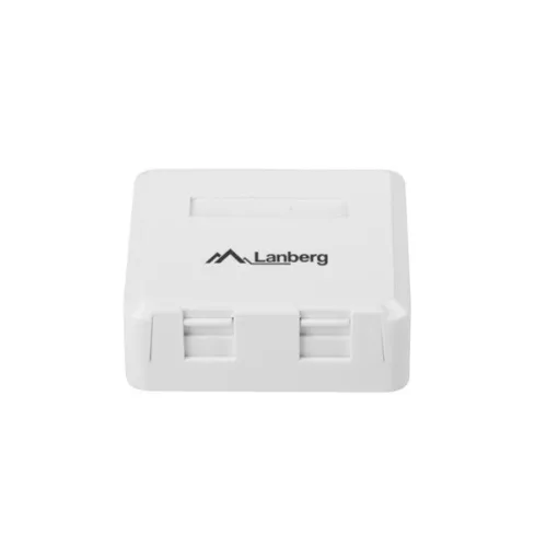 Lanberg OK1-0002-W 2-Port Wand-Leerdose ohne Modul