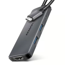 Rozbočovač Axagon HMC-5H8K USB-C 5 Gb/s 5v1 8K