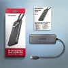 Rozbočovač Axagon HMC-5H8K USB-C 5 Gb/s 5v1 8K