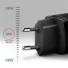 AXAGON ACU-PQ20 QC3.0/AFC/FCP + PD type-C 20W fekete töltő