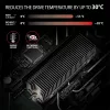 AXAGON CLR-M2XT hűtőborda M.2 SSD-hez