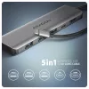 AXAGON HMC-5H USB-C 3.2 Gen 1 3x USB-A 4K HDMI PD 100W hub
