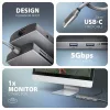AXAGON HMC-8HLSA USB-C 3.2 Gen 1 3x USB-A + 4K/30Hz HDMI + SD/microSD GLAN Audio PD 100W hub