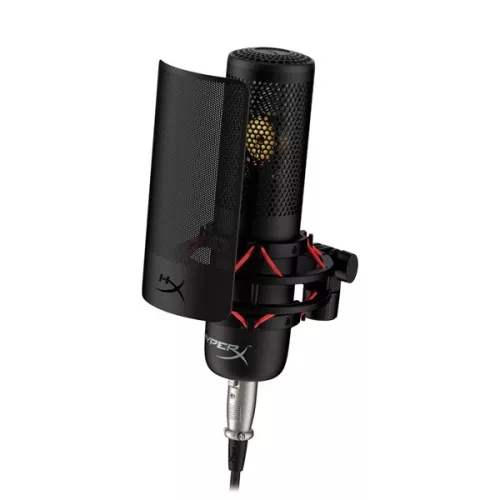 Čierny káblový mikrofón HP HyperX ProCast XLR