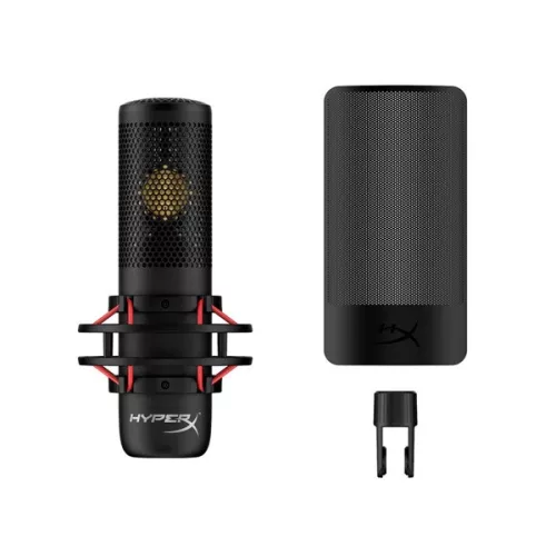 Čierny káblový mikrofón HP HyperX ProCast XLR