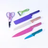Set de cuțite de bucătărie IRIS KT-242 RAINBOW, 6 piese